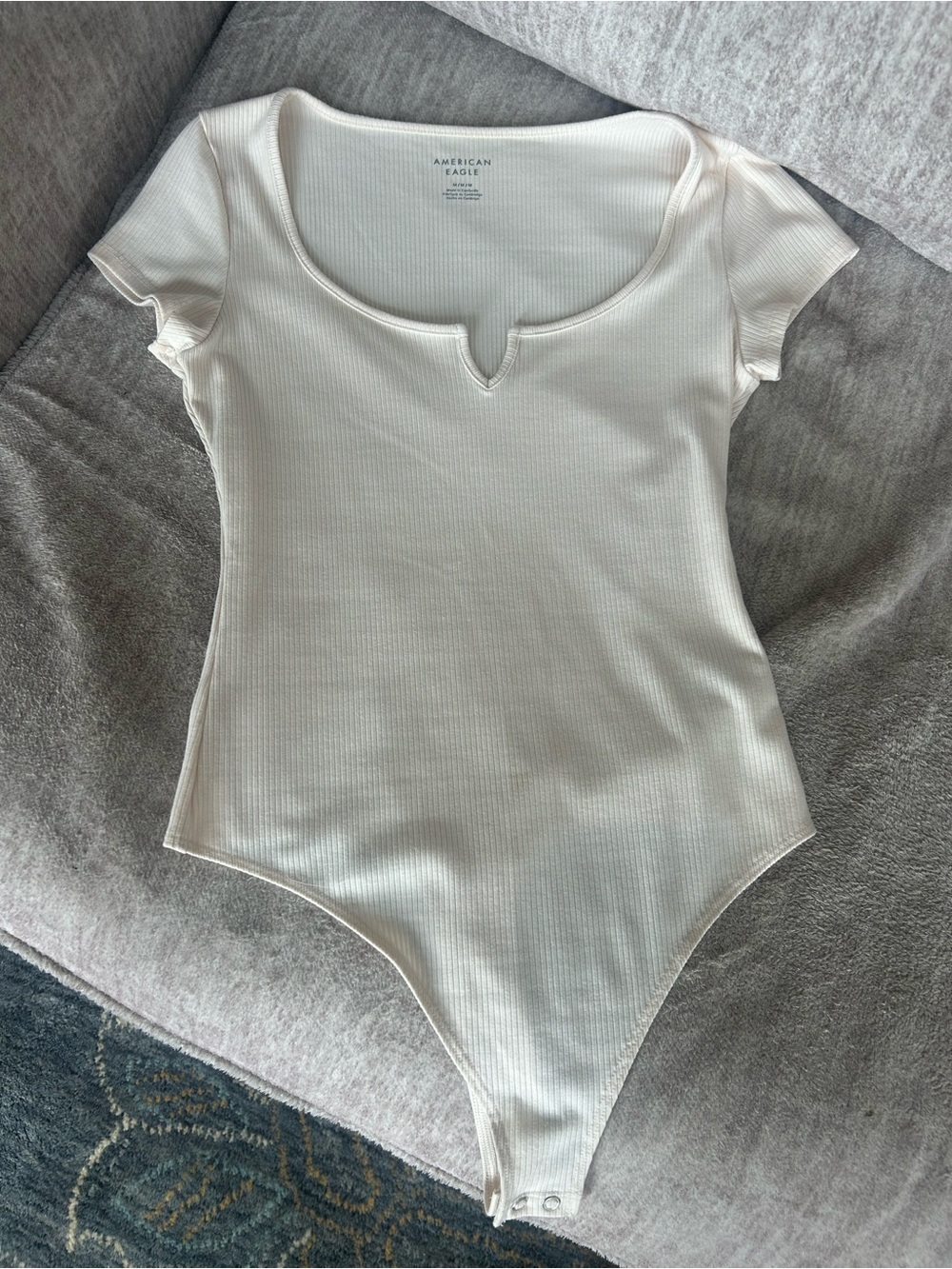 NWOT American Eagle Cream Bodysuit
